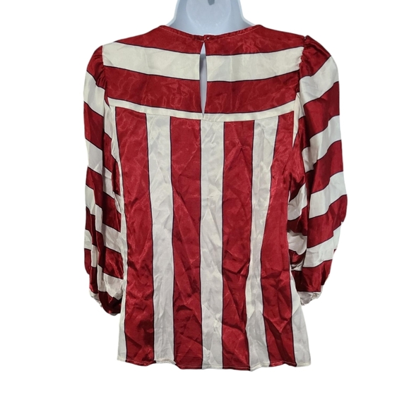 MAEVE BY ANTHRO Maria wide striped blouse 0 - Picture 9 of 11